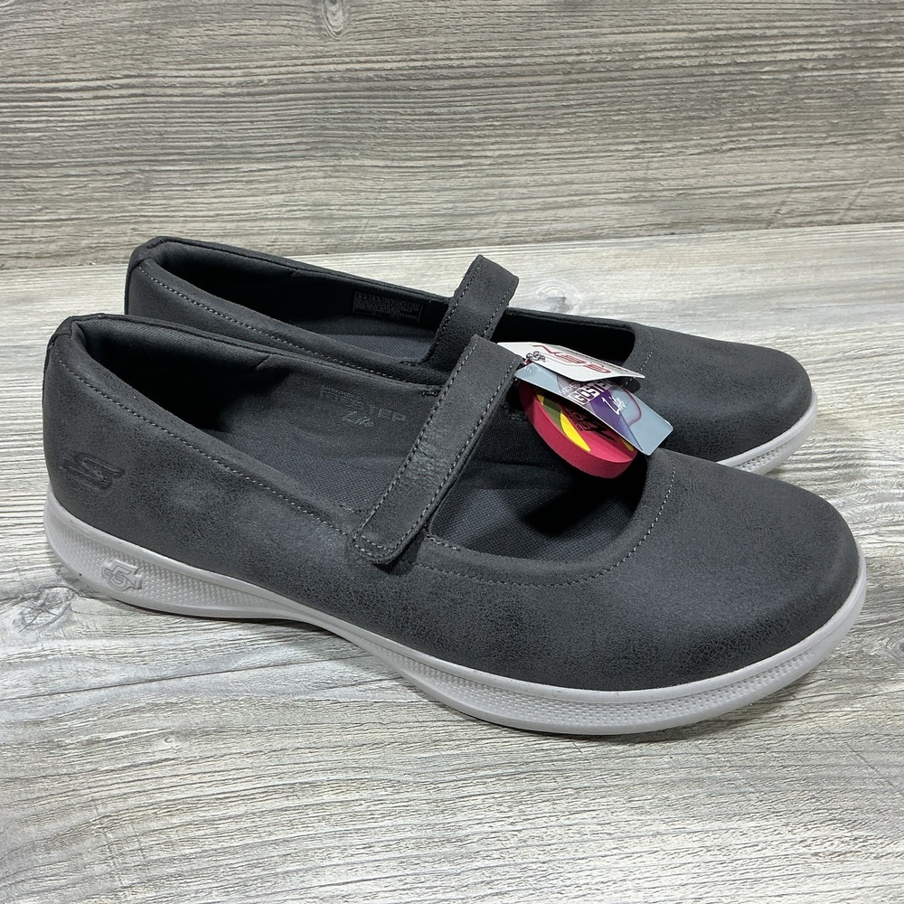 Skechers Womens Go Step Lite Mary Jane Size 9.5 Slip On Shoes 14730 NEW